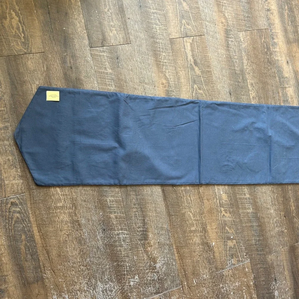 Sonoma Goods for Life Autumn Fall Felt Table Runner Navy Blue 52x12